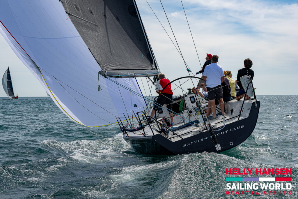 Farr 40 at the 2024 Helly Hansen Sailing World Regatta Series in Detroit