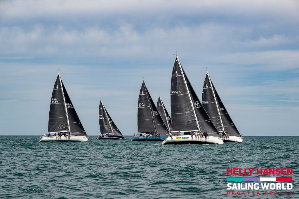 J/120s at the Helly Hansen Sailing World Regatta Series in Detroit