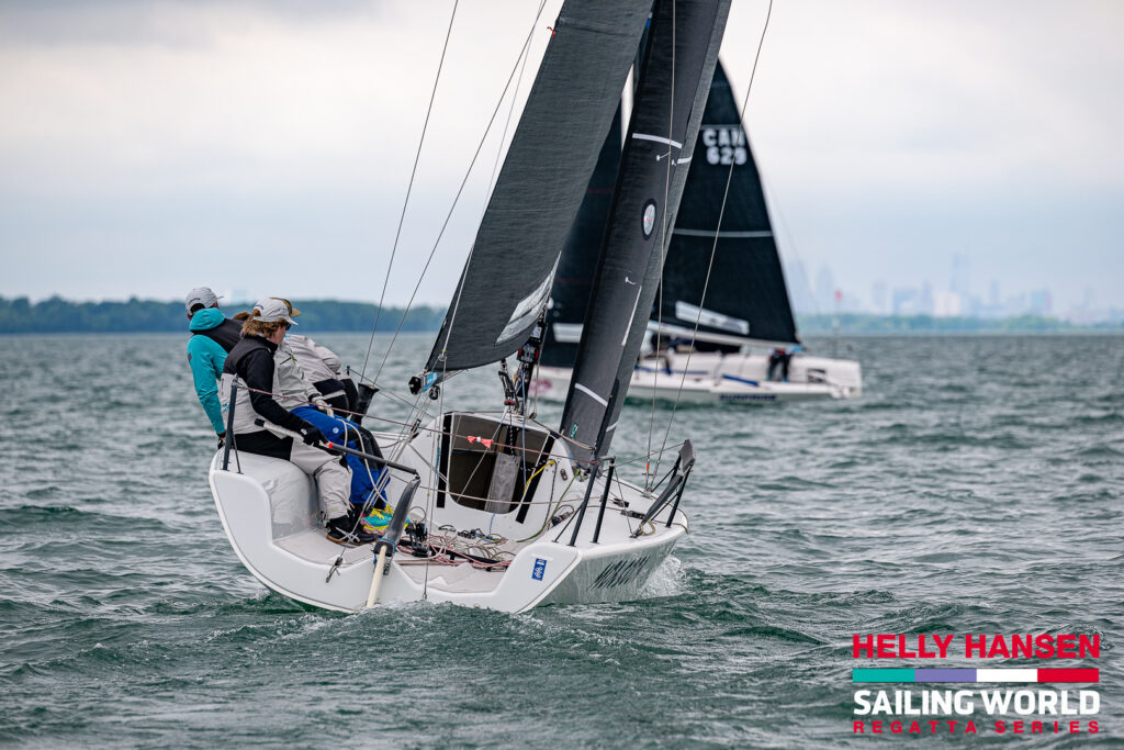 Melges 24 fleet in Detroit