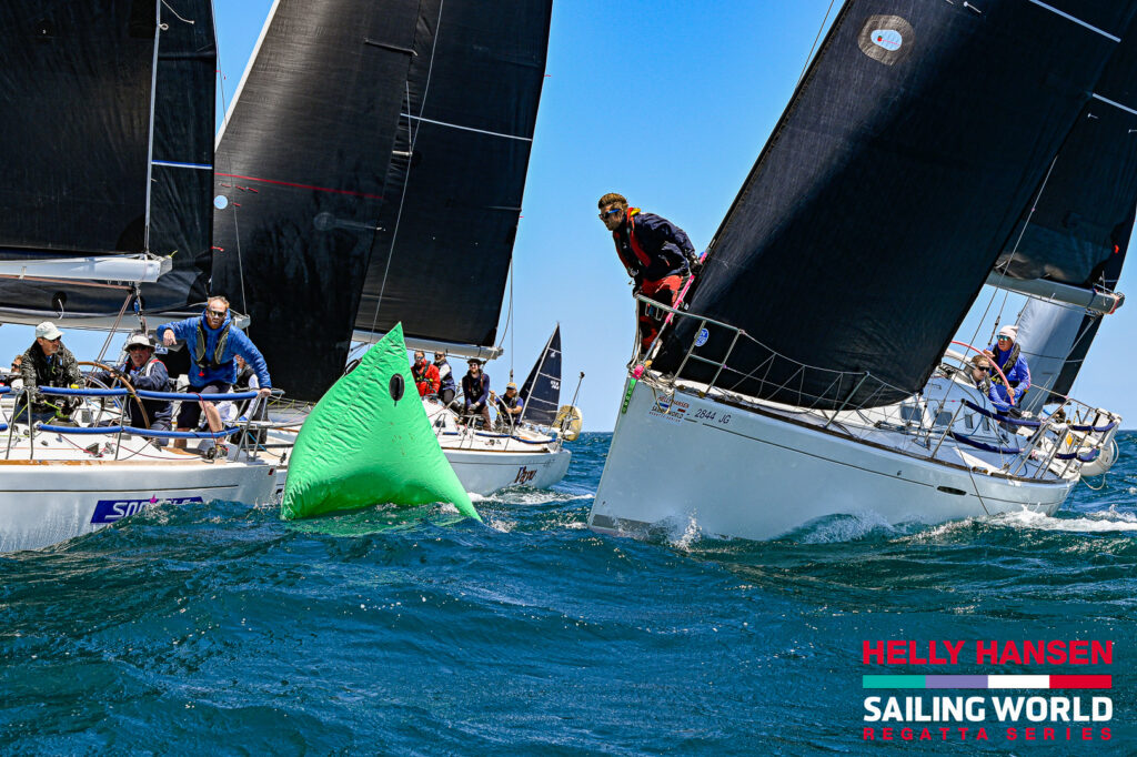 Beneteau 40.7 class at the beginning of the HHSWRS in Chicago