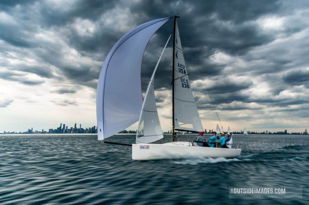 Sailing during a storm