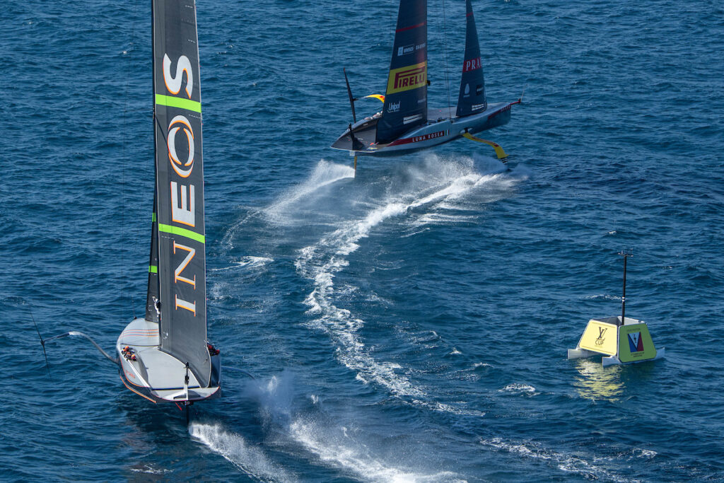 Luna Rossa and INEOS Britannia