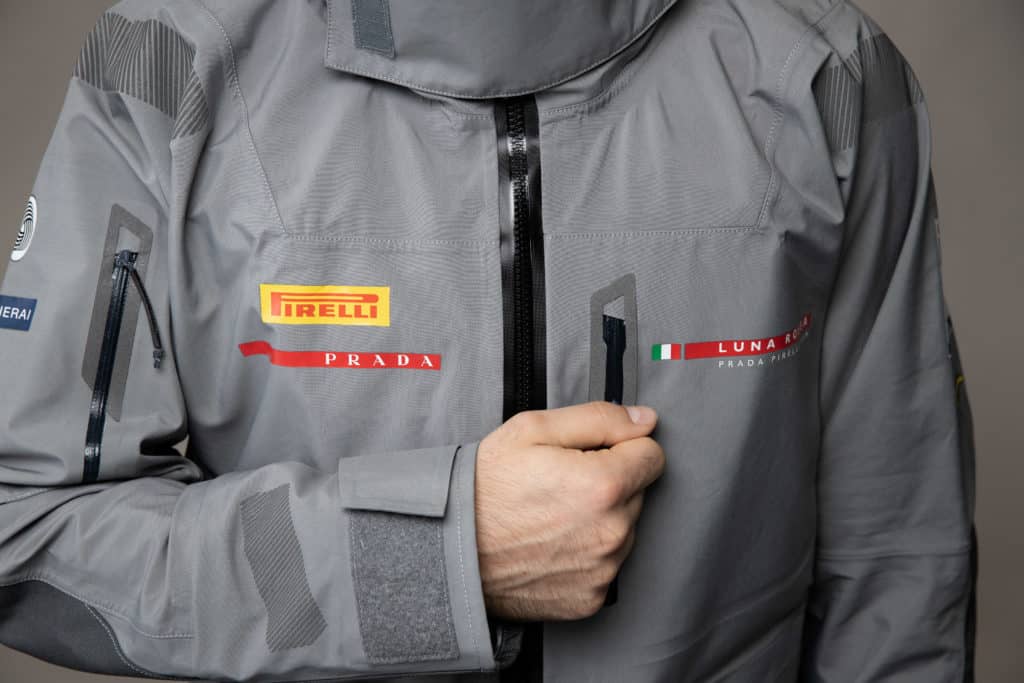 Mustang Survival EP 6.5 ocean racing jacket closeup