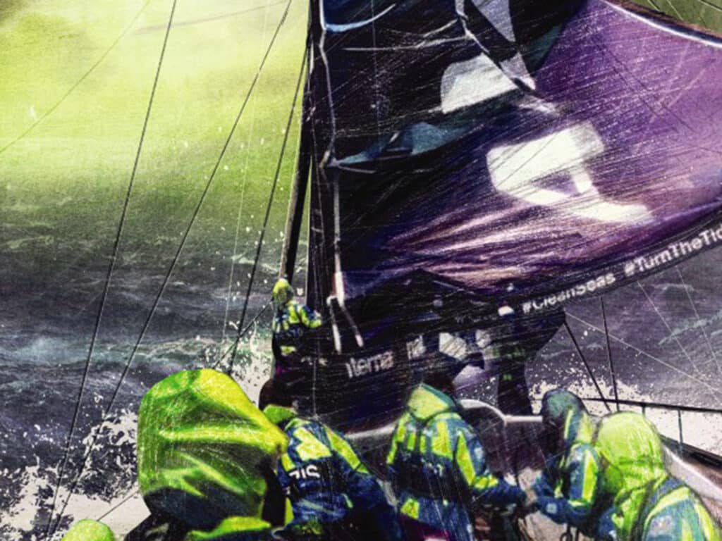 volvo ocean race illustration